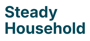 Steady Household logo - Senior Household Management for Aging Parents